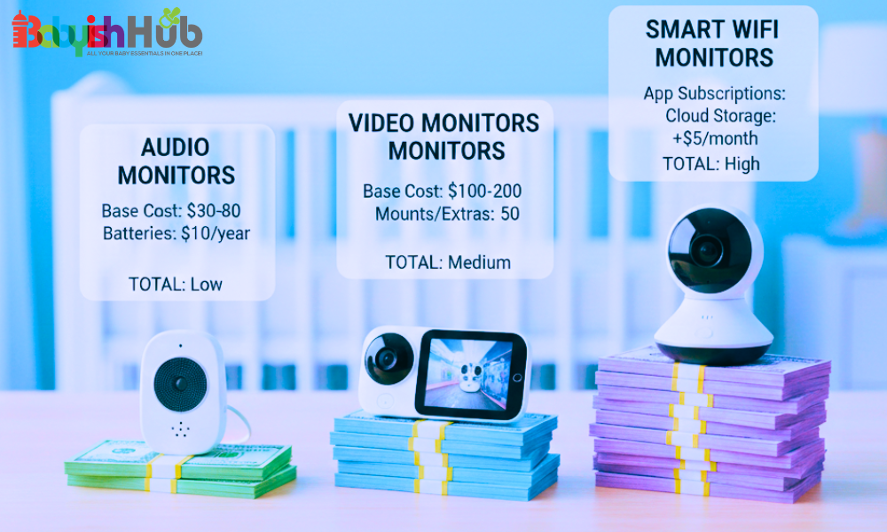 Cost Breakdown By Type of Baby Monitor how much does a baby monitor cost