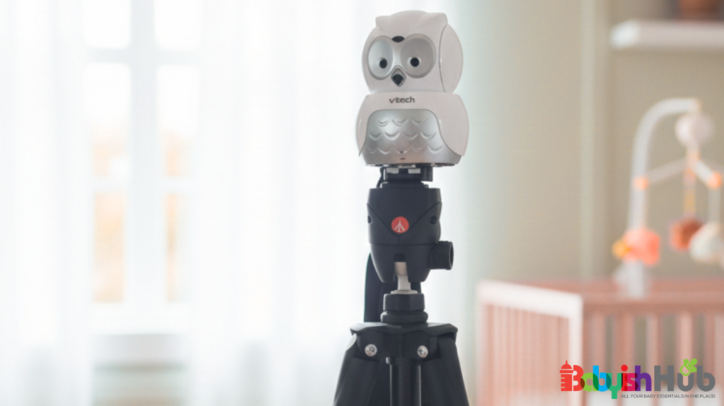 Use A Tripod or An Adjustable Stand where to put baby monitor in nursery