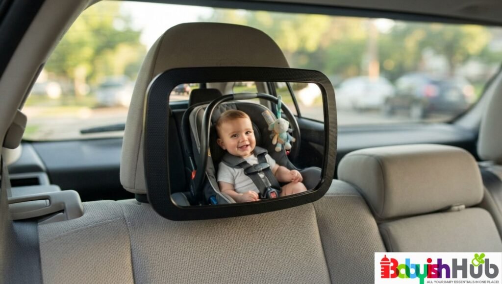 baby car mirror vs camera