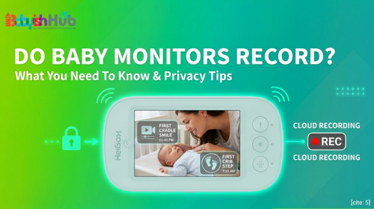 do baby monitors record