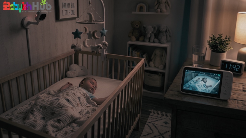 How can I use my phone as a baby monitor?