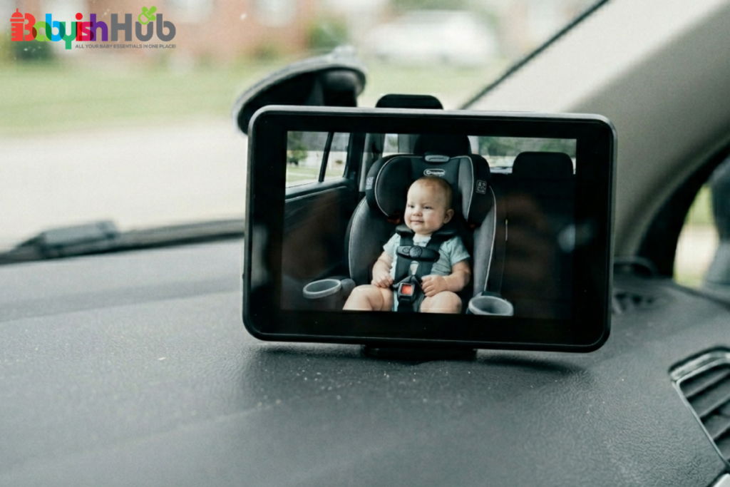 Why Monitoring Your Baby In the Car Is Important Best Baby car camera for 2 kids