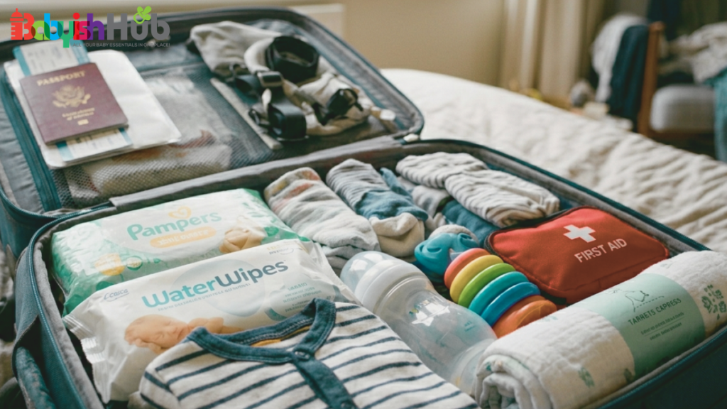 essentials for traveling with a baby