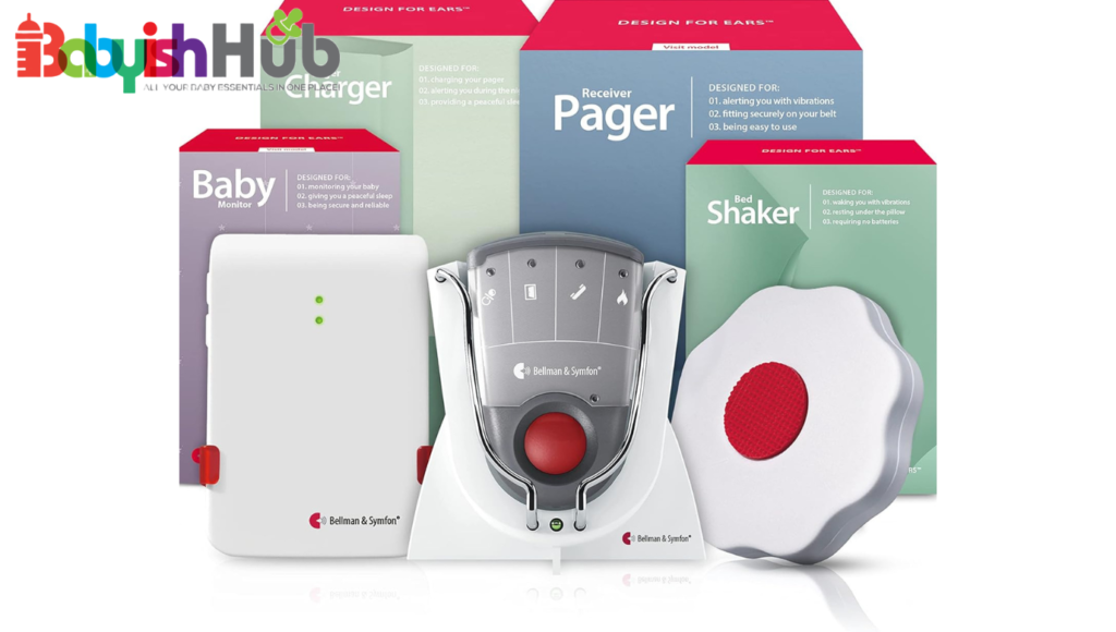 Vibrating baby monitor for deaf parents