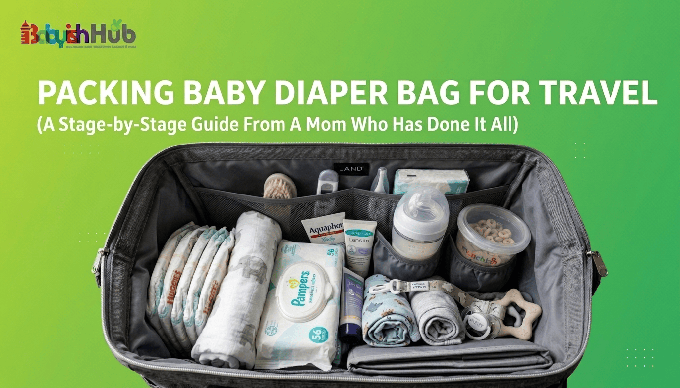 Packing Baby Diaper Bag for Travel