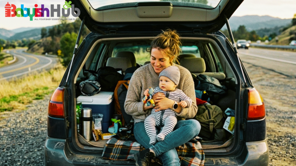 tips for baby's first road trip