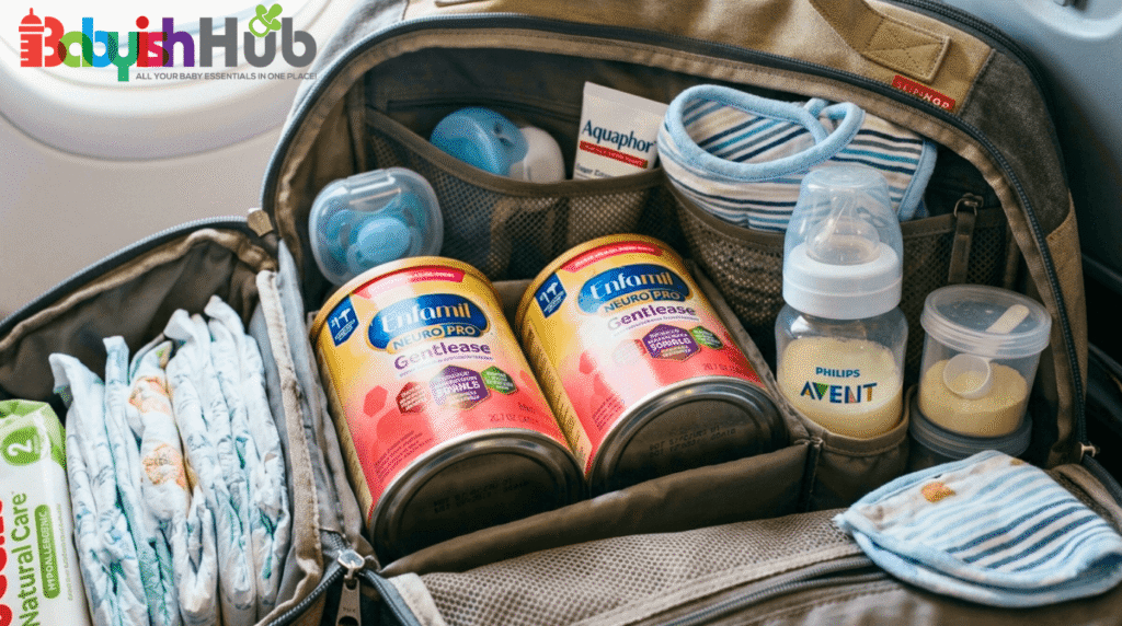 how to travel with baby formula