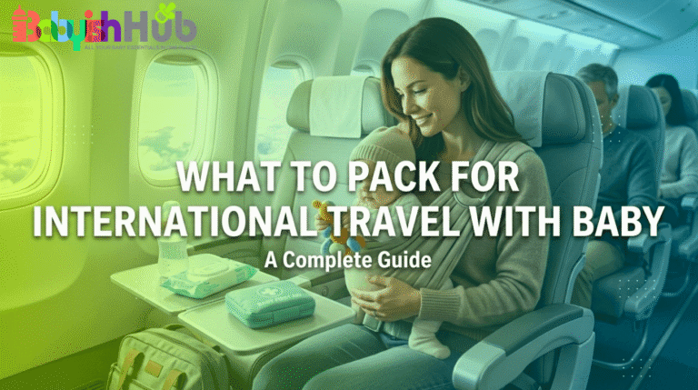 what to pack for international travel with baby