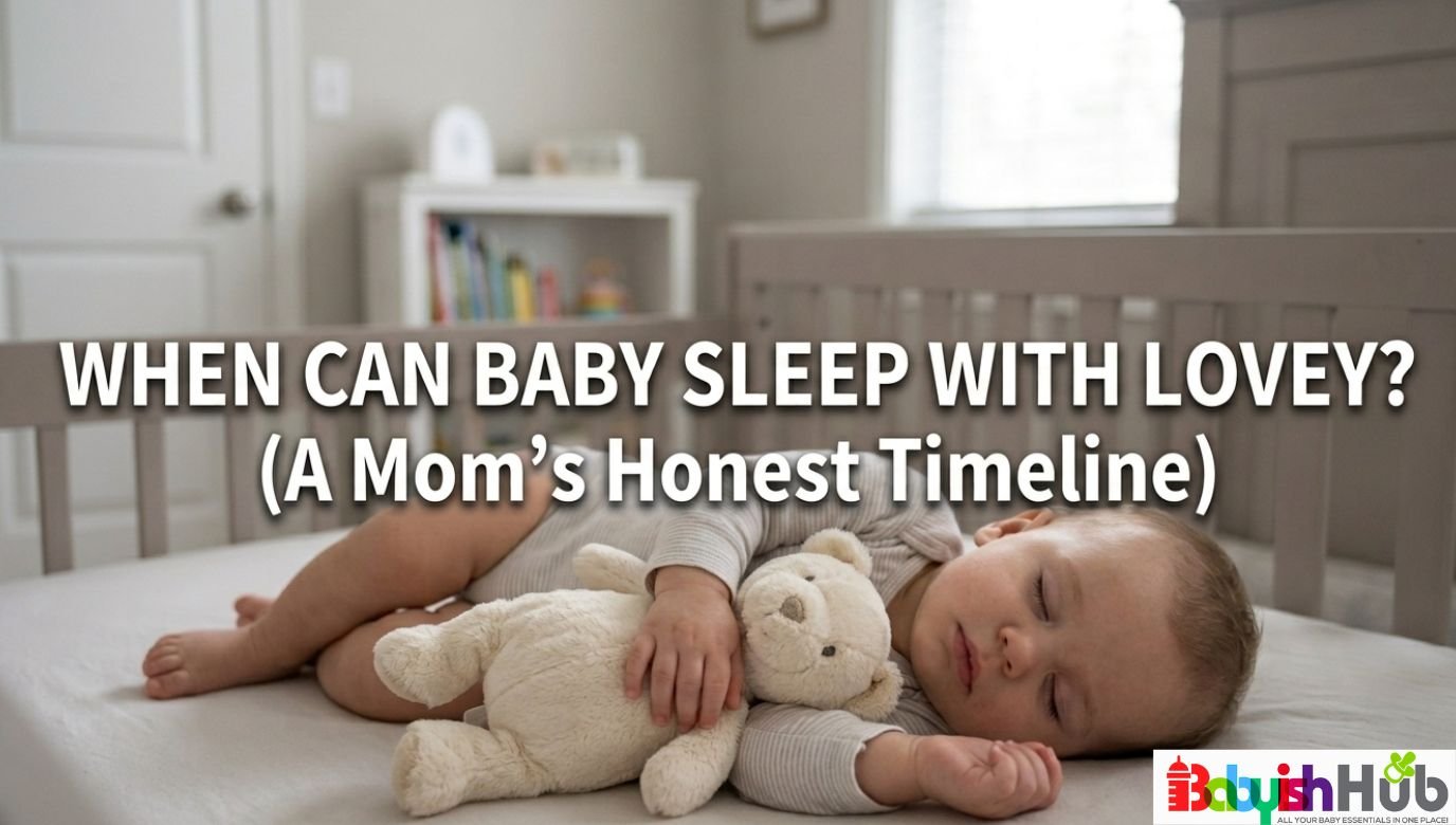 when can baby sleep with lovey